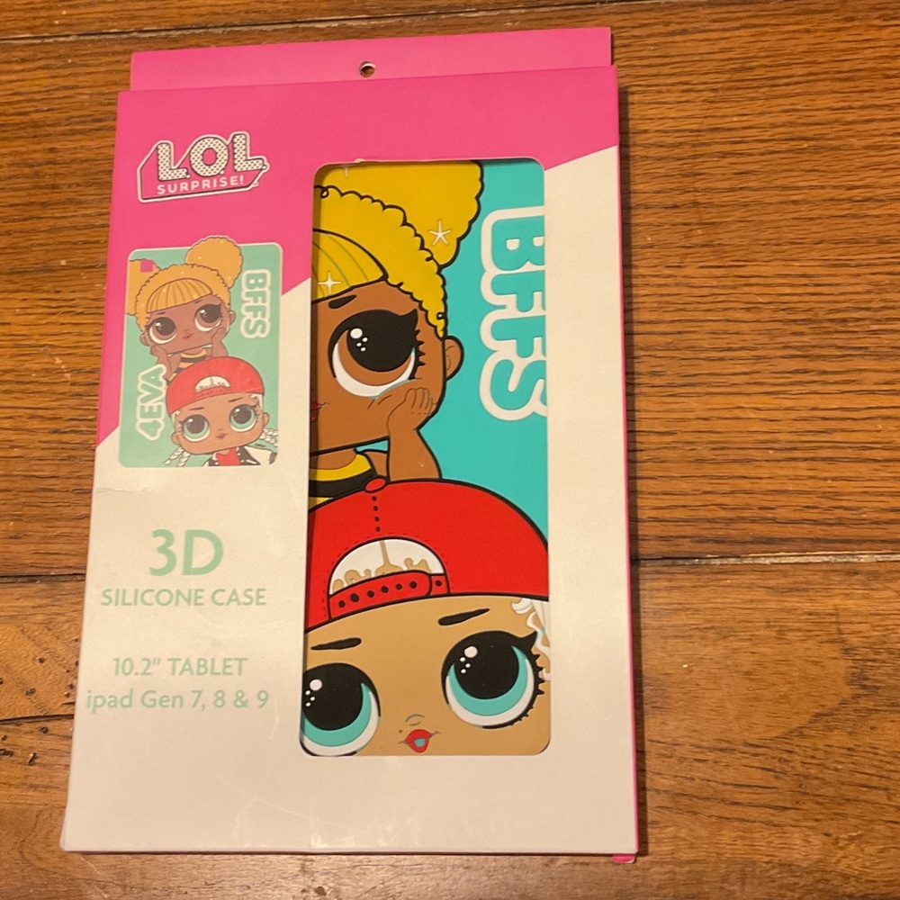 New in package LOL 3D silicone case 10.2 tablet iPad gen 7, 8, and 9